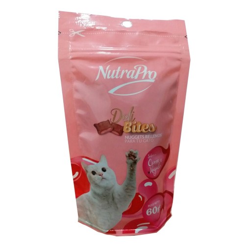 NUTRA PRO SNACKS NUGGETS GATO CARNE-HIGADO