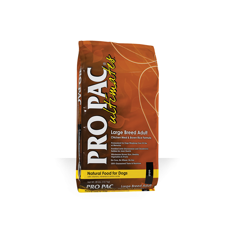 PRO PAC ULTIMATES LARGE BREED ADULT WITH CHICKEN AND BROWN RICE